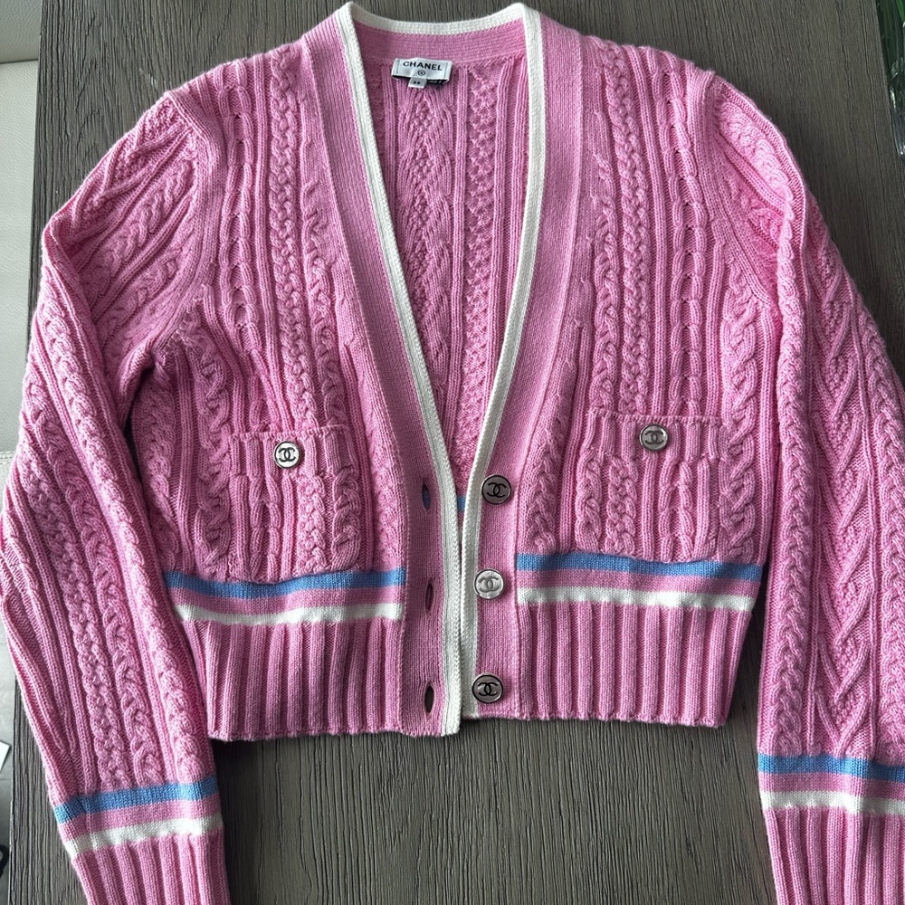 Chanel cardigan sweater